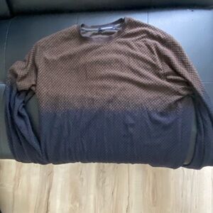 Men's Crewneck Sweater - Brown and Black